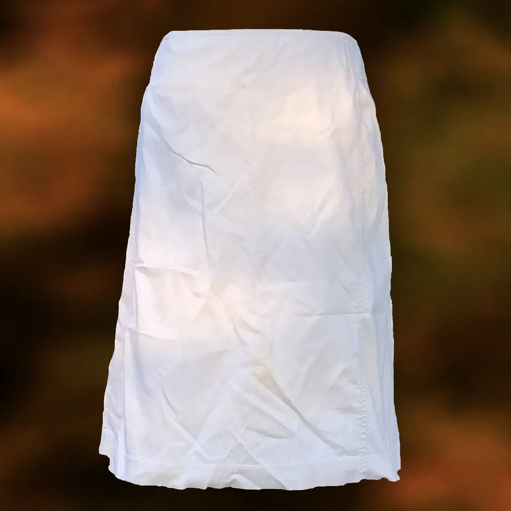 Attention Khaki A-line Skirt
